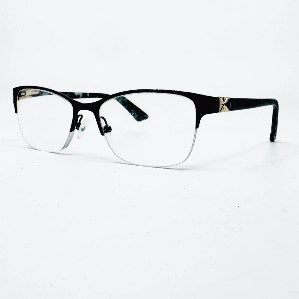Kay Unger Eyeglasses Womens Brown Semi-Rimless K180 BRN 53-17-135